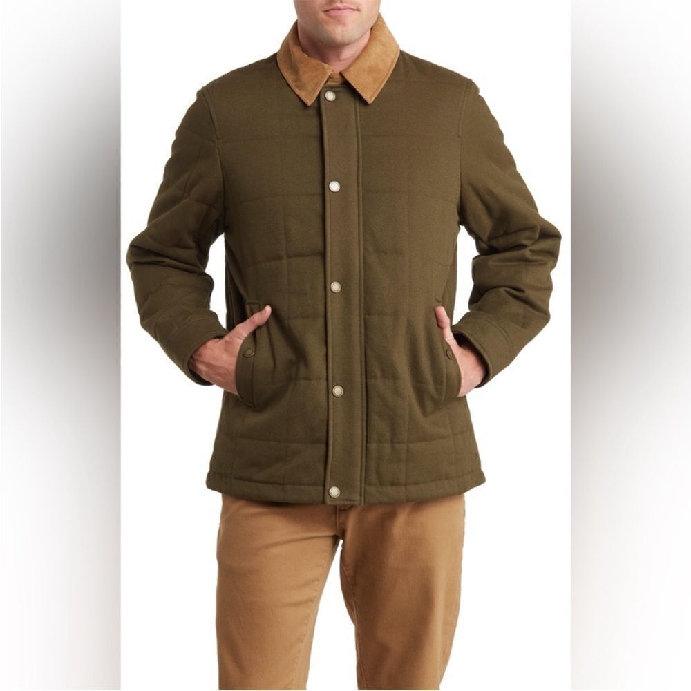 Men’s Pendleton Piedmont Quilted Canvas Jacket Size M NWOT